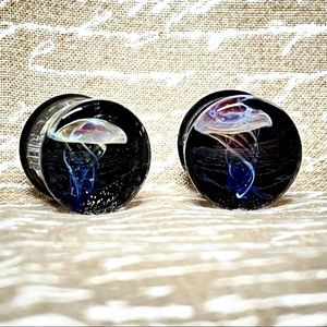 5/8” 16mm Glass Jellyfish Plugs